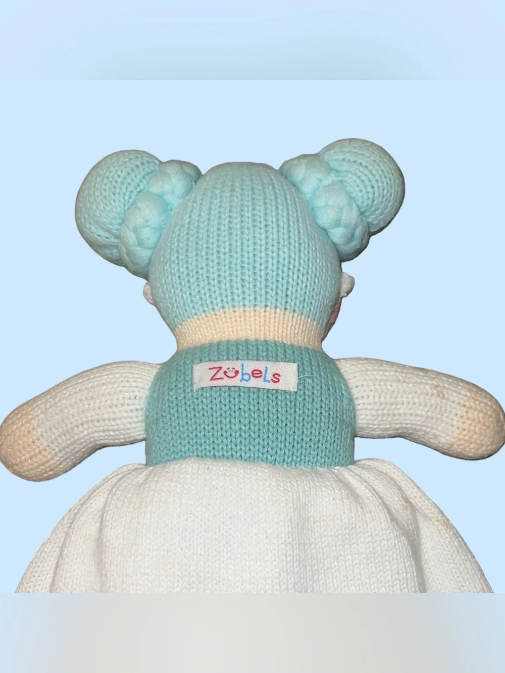 Zubels Charlotte the Ice Princess Stuffed Knit Doll Baby Plush